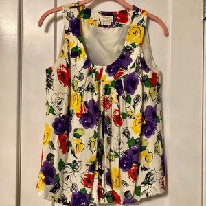 Kate Spade floral sleeveless top